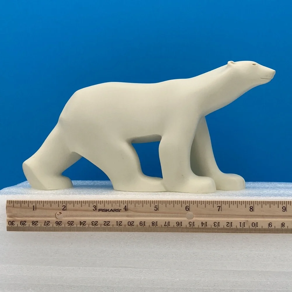 Vintage Polar Bear Sculpture by Francois Pompon